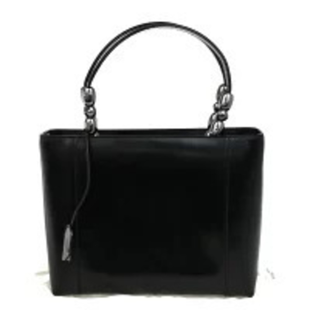 Christian Dior Maris Pearl Tote Handbag Black SHW
